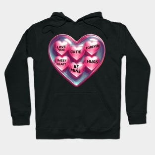 Valentine's Day Hearts Hoodie